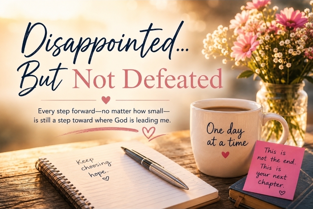 Disappointed…But Not Defeated